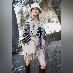 Muir Woods Geometric Print Cardigan